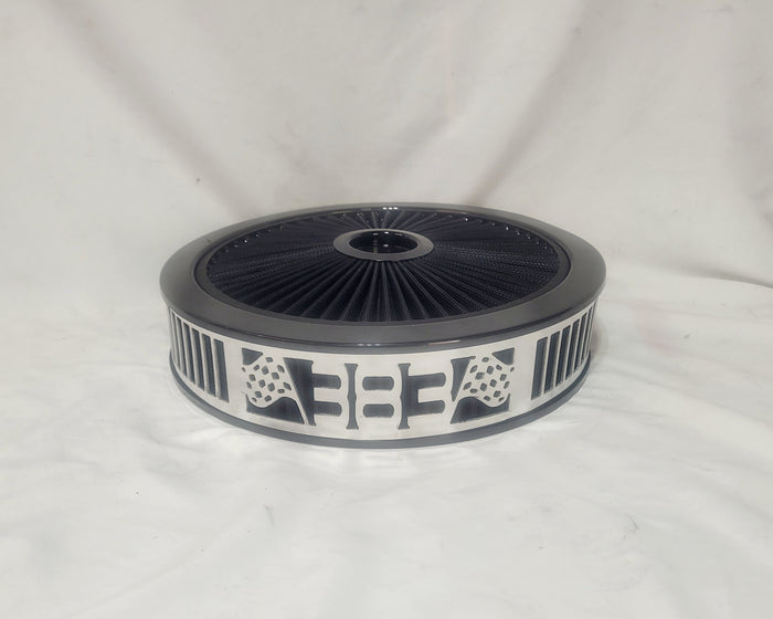 Air Cleaner, Universal 14x3 Air Cleaner Assembly 383