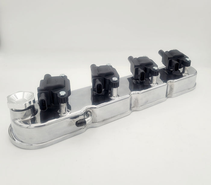 Valve Covers, GM LS Polished Tall Valve Covers and Ignition Coil Package