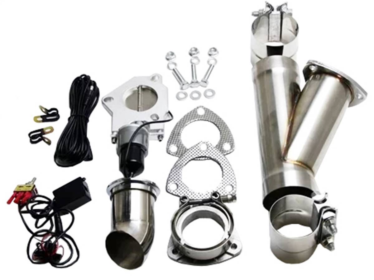 Cutout, Slip Fit 2.5in Electric Exhaust Cut Out Kit