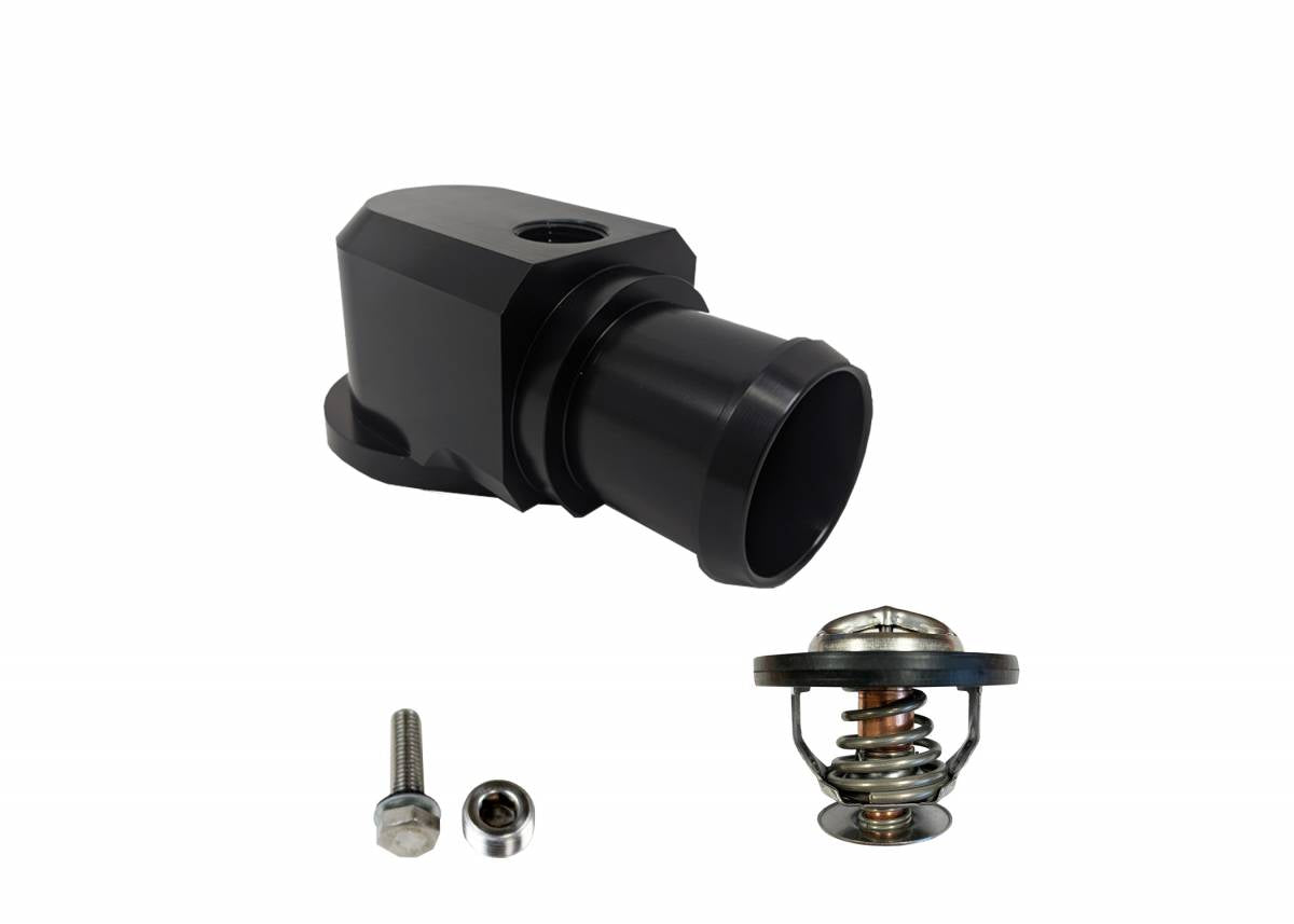 Thermostat, Granatelli Motor Sports Black Billet Housing with 160 degree Thermostat Dodge / Jeep