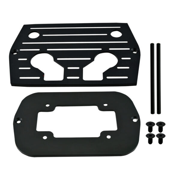 Battery Tray, Universal Optima Group 34/78 Ball-Milled Top (Black Aluminum)