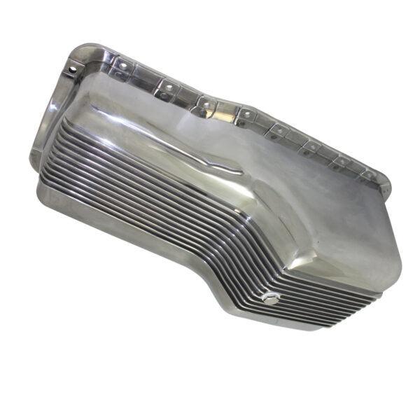 Oil Pan, 1962-95 SBF Ford 260-302 Finned (Polished Aluminum)