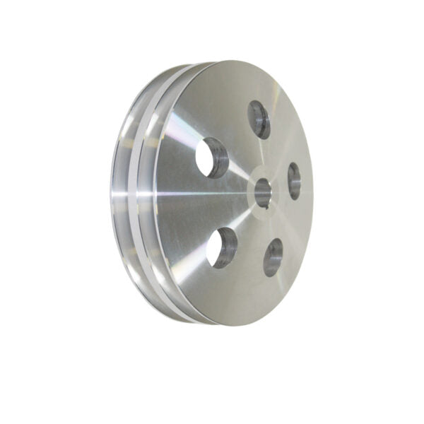 Pulley, Power Steering Early GM Double Groove (Machined Aluminum)