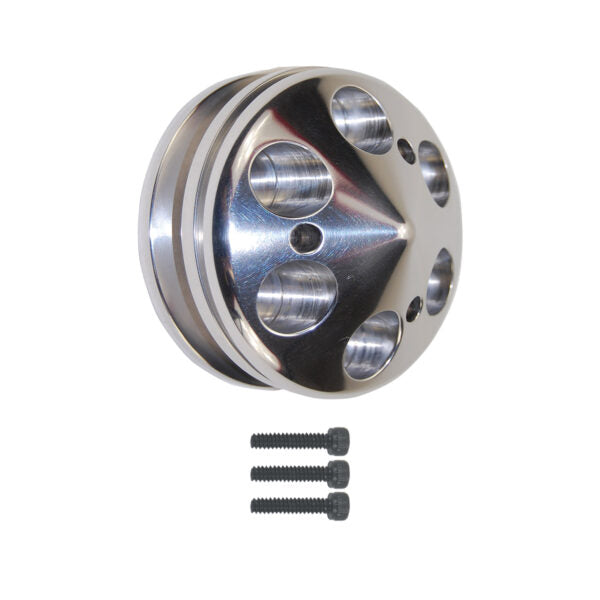 Pulley, Alternator GM with Hardware (Machined Aluminum)