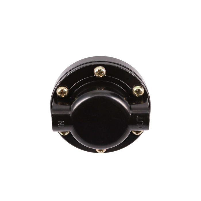 Fuel Pressure Regulator, Universal Dial Style 1 - 6 PSI Aluminum Black