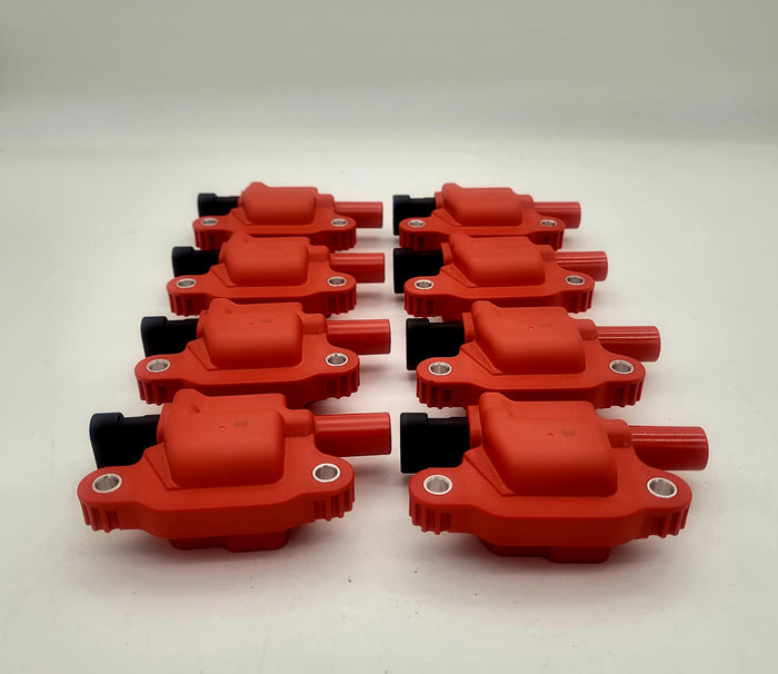 Ignition Coils, Red Performance GM ’03-’13 LSX High Performance  – Set of 8